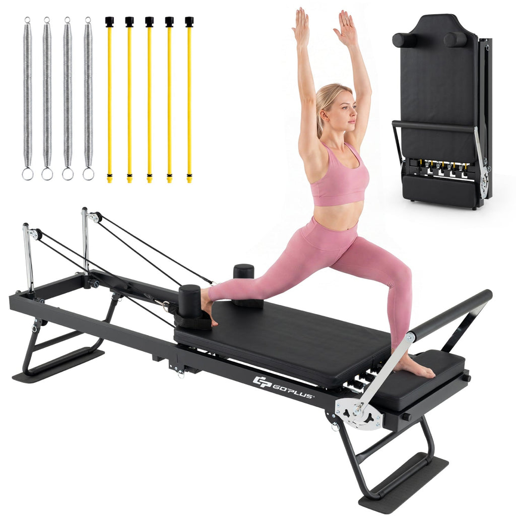 Foldable Pilates Reformer Machine for Home Gym Large Pilates Equipment
