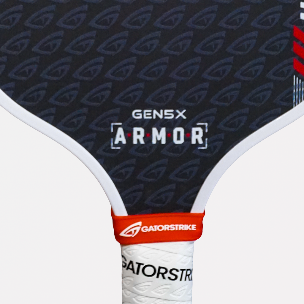 Pickleball Paddle - GatorStrike A.R.M.O.R Gen 5X — 15mm Raw Carbon All-Court Pickleball Paddle