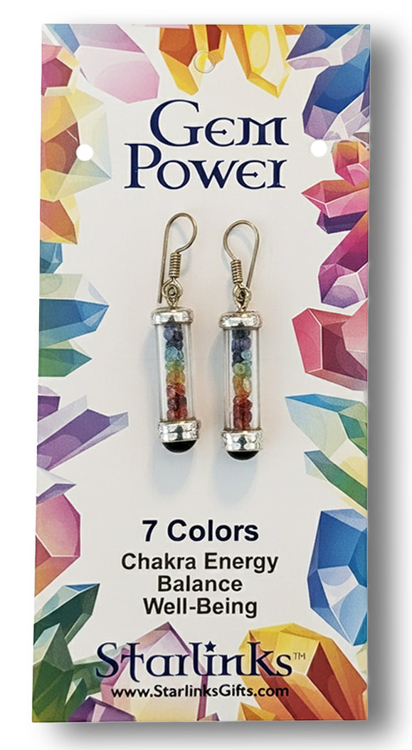 7 Colors Earrings for Chakra Energy, Balance & Well-being