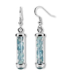 Blue Topaz Earrings for Wisdom, Communication & Focus