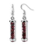 Garnet Earrings for Healing, Purifying & Romance