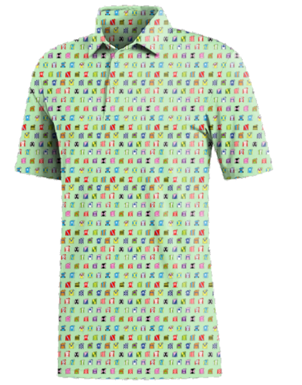 The Bet the Ponies Polo - Jockey Stripes
