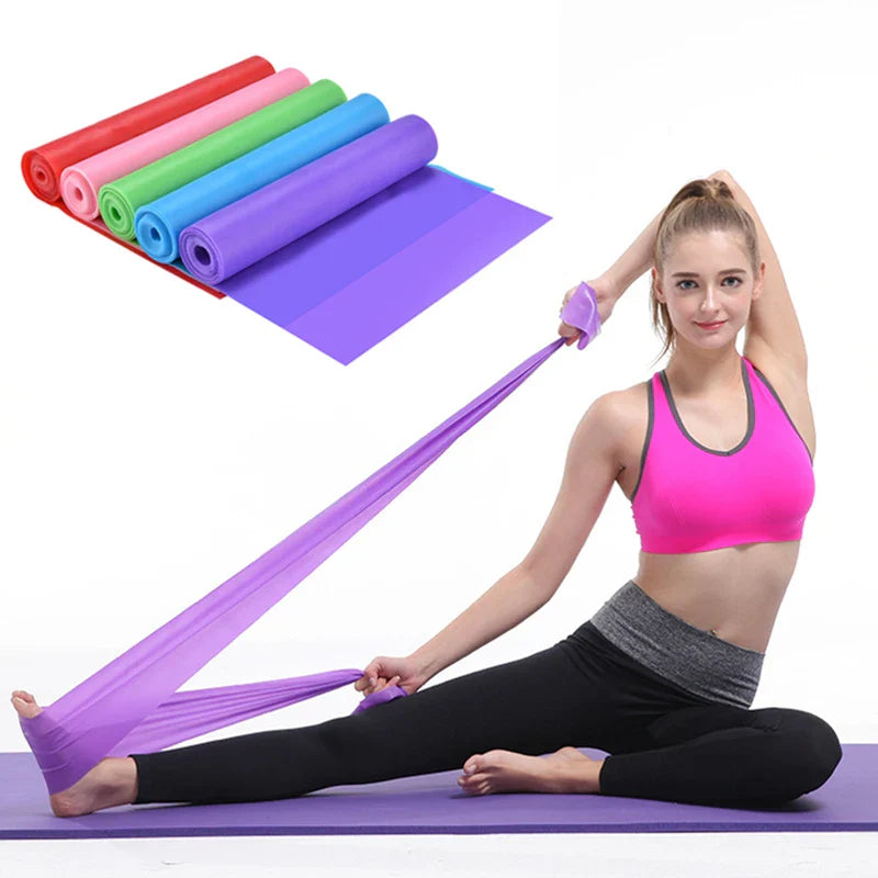Resistance Band, Exercise Fitness Band, Training Elastic Exercise Fitness Rubber 150cm natural rubber Gym