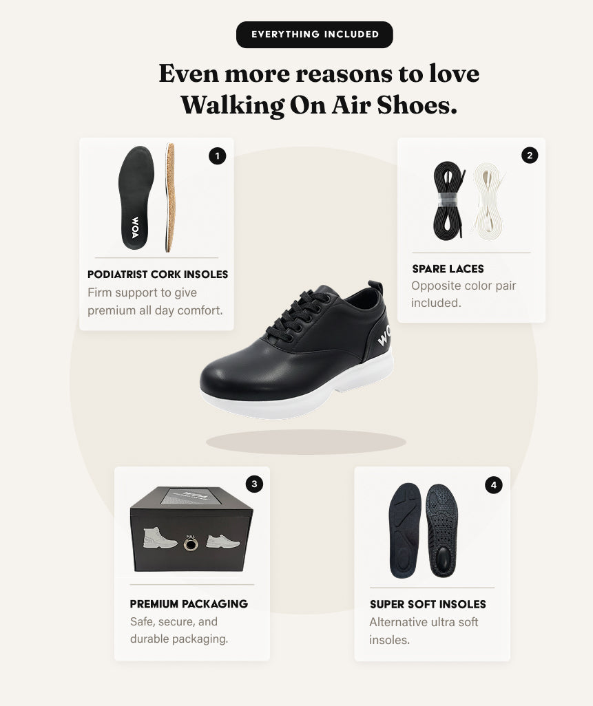 Black & White WOA Dress Sneaker