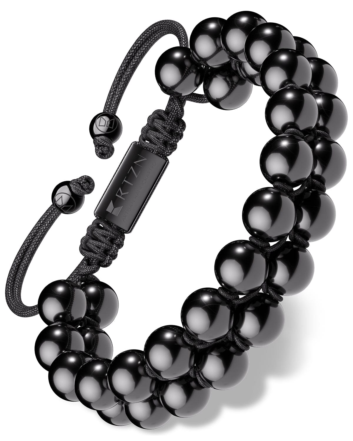 Black Tourmaline Beaded Bracelet - Morocco