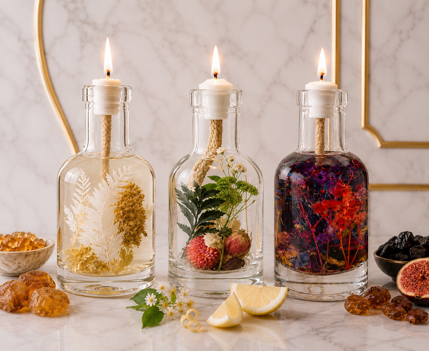 Oracle Trio of Candles - Guidance and Wisdom