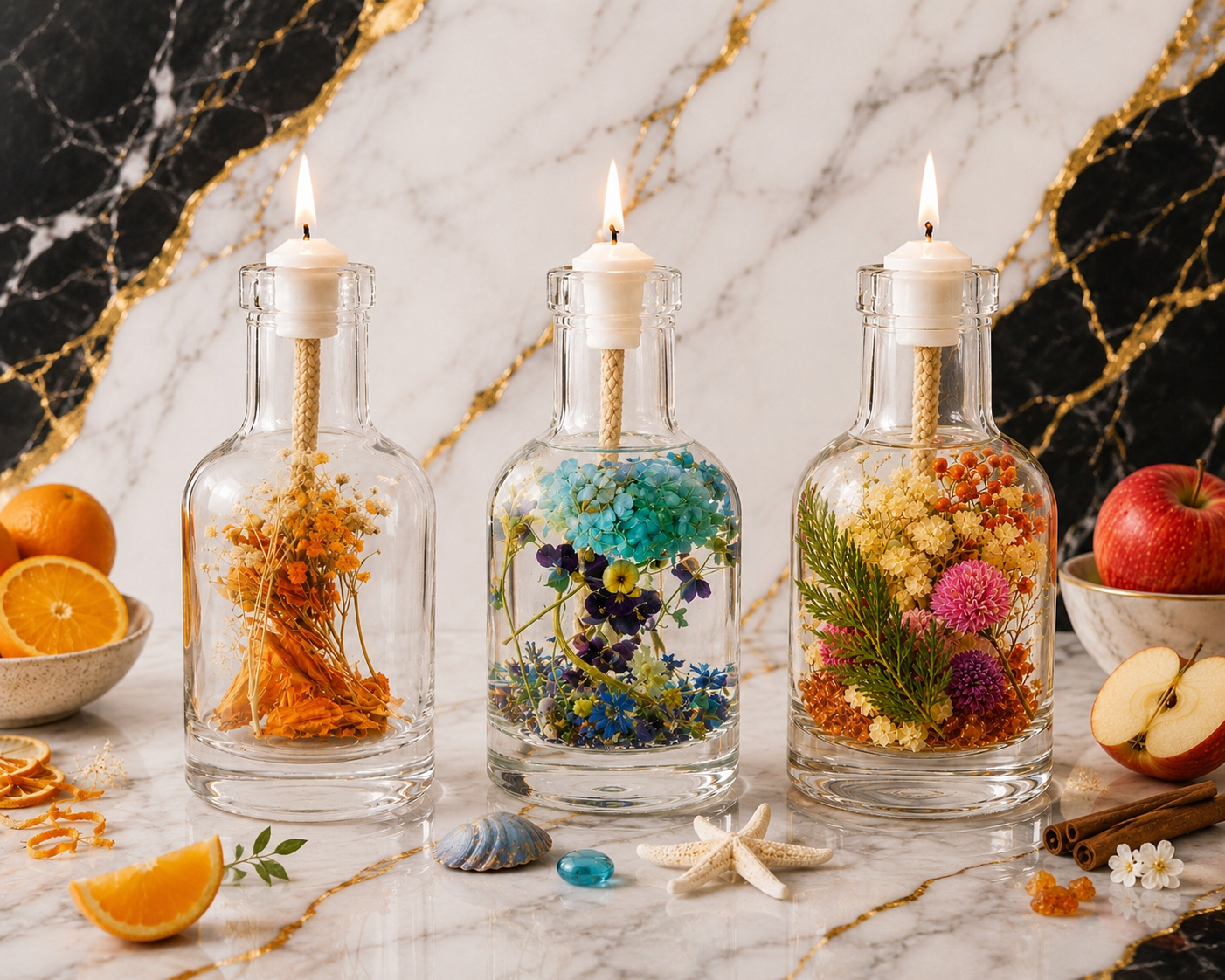 Sacred Space Trio of Candles for Warmth, Stillness, and Belonging