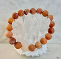 Blush Ember Pink Aventurine Bracelet – 10mm Matte Reiki-Infused Energy Bracelet (Medium Fit)