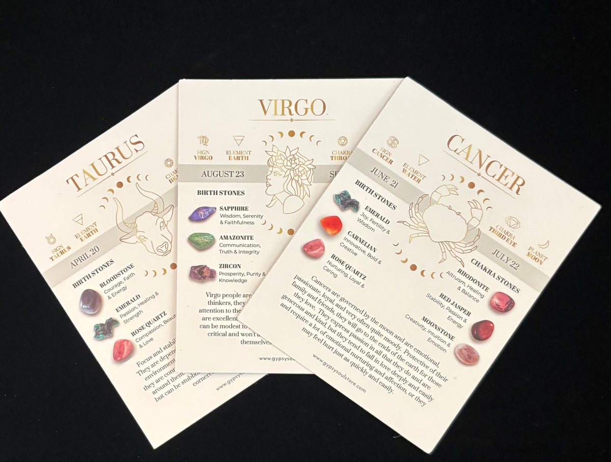 Cosmic Vibes Zodiac Bracelet ✨♈♉♊ (Comes gift boxed with free Zodiac description card.)