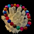 Happy Vibes Banded Agate Crystal Bracelet