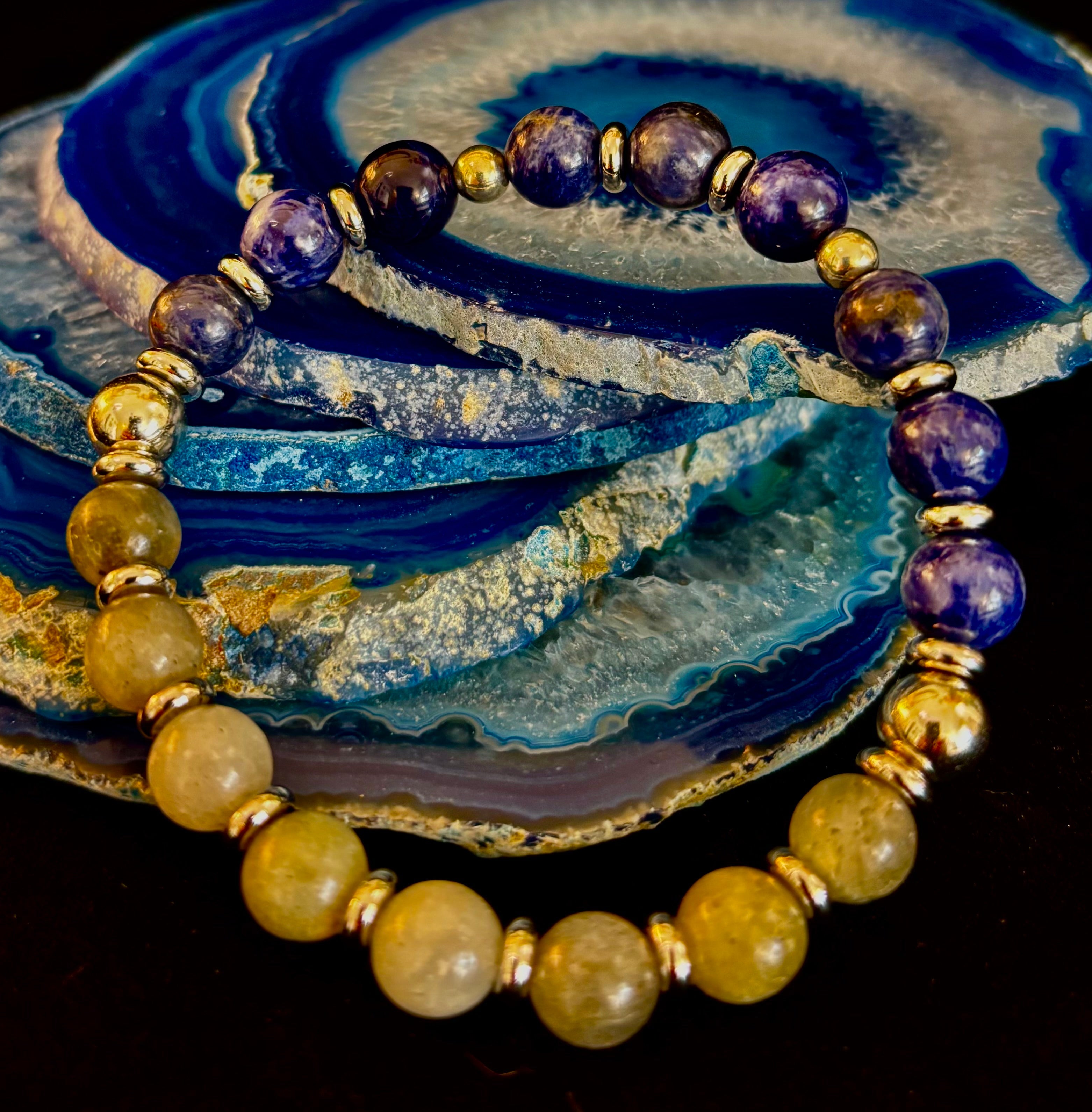 Sodalite & Labradorite Energy Bracelet – Confidence, Clarity & Protection