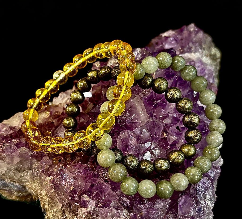 Abundance & Prosperity Intention Bracelet Set