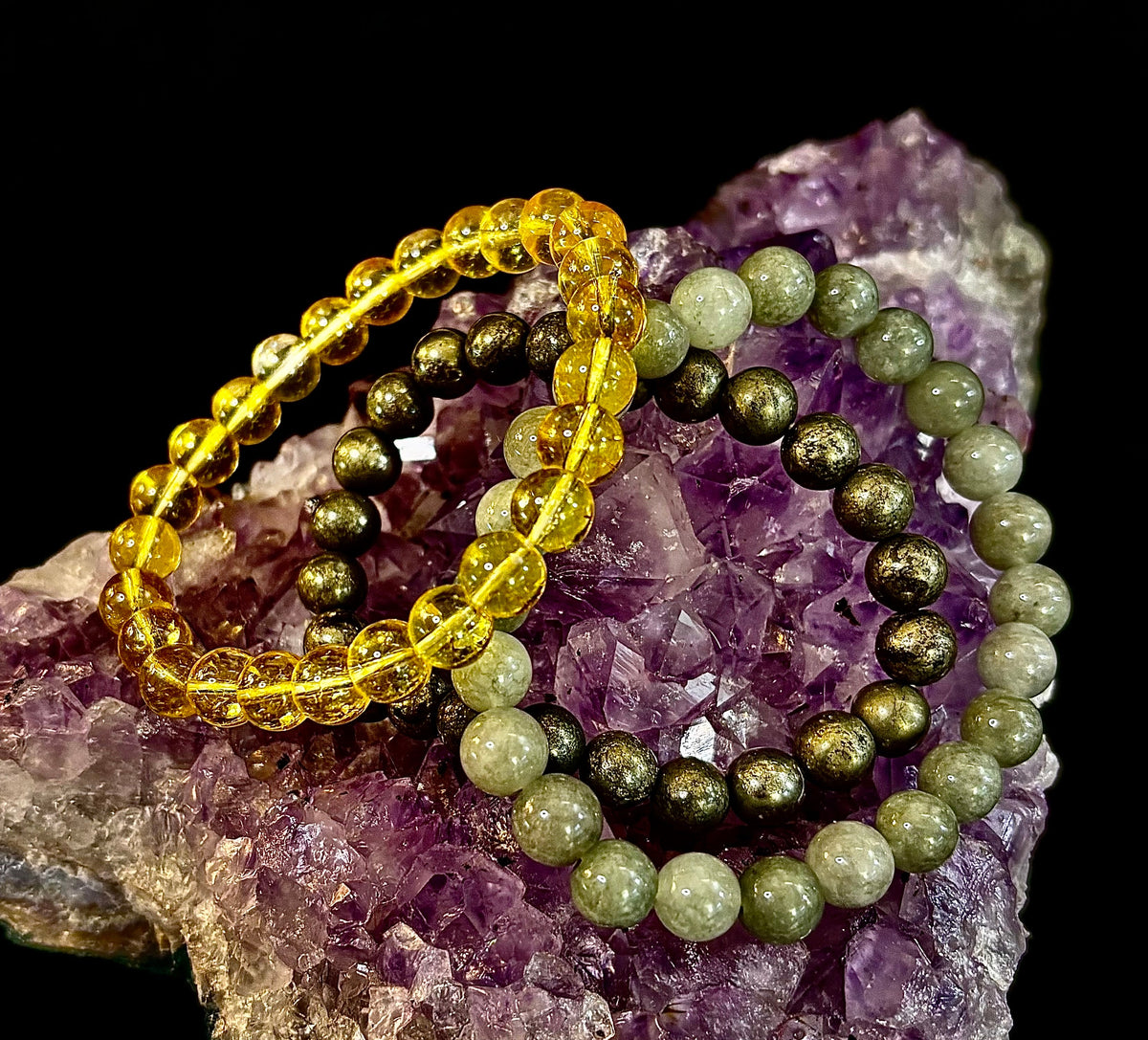 Abundance & Prosperity Intention Bracelet Set
