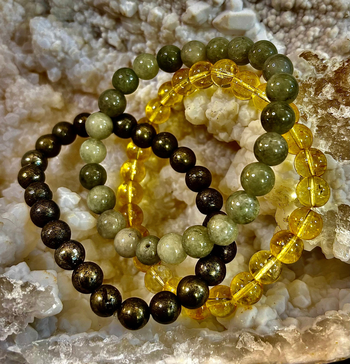Abundance & Prosperity Intention Bracelet Set