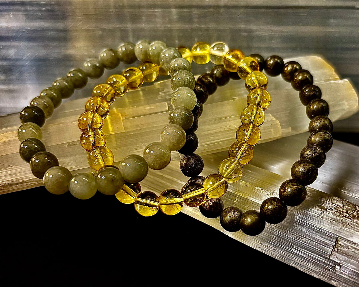 Abundance & Prosperity Intention Bracelet Set
