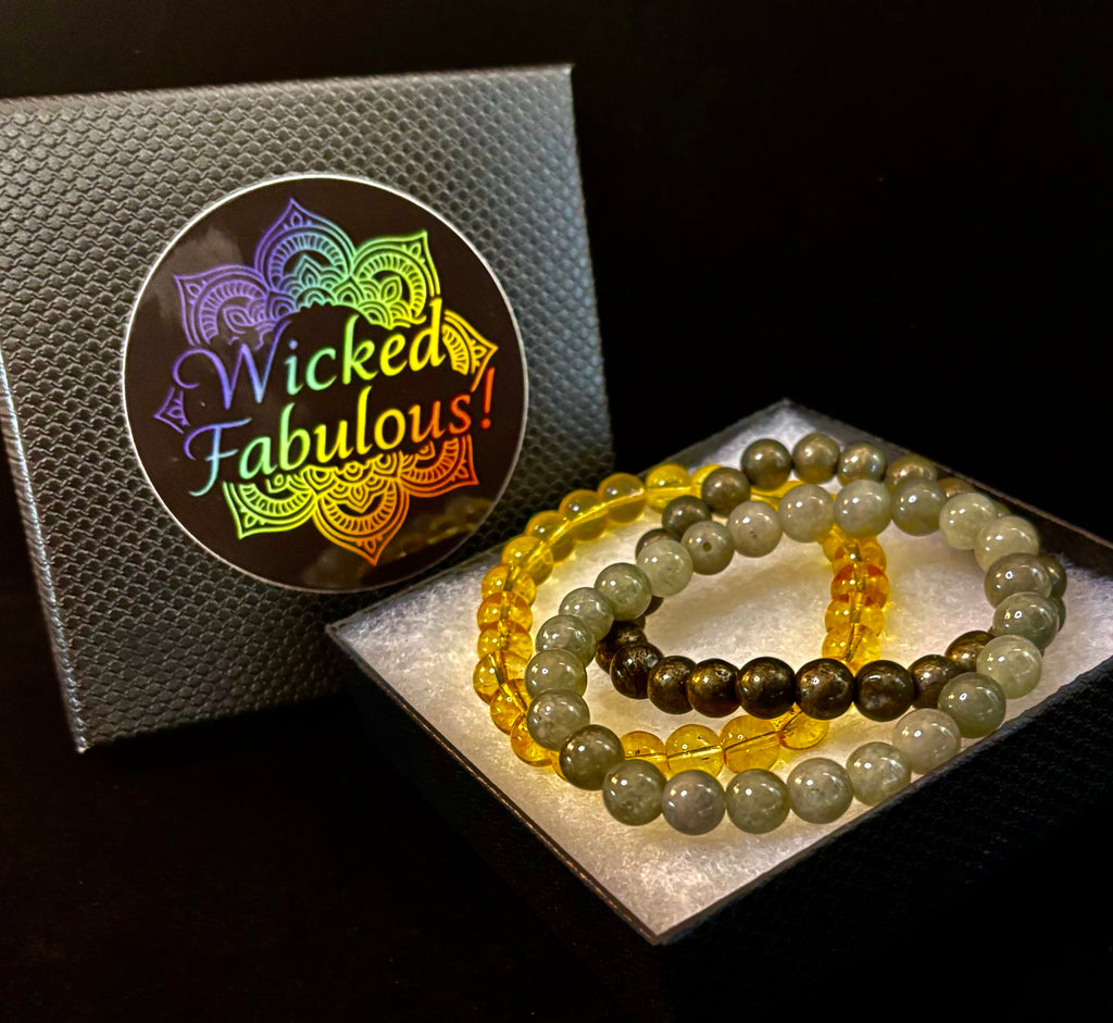 Abundance & Prosperity Intention Bracelet Set