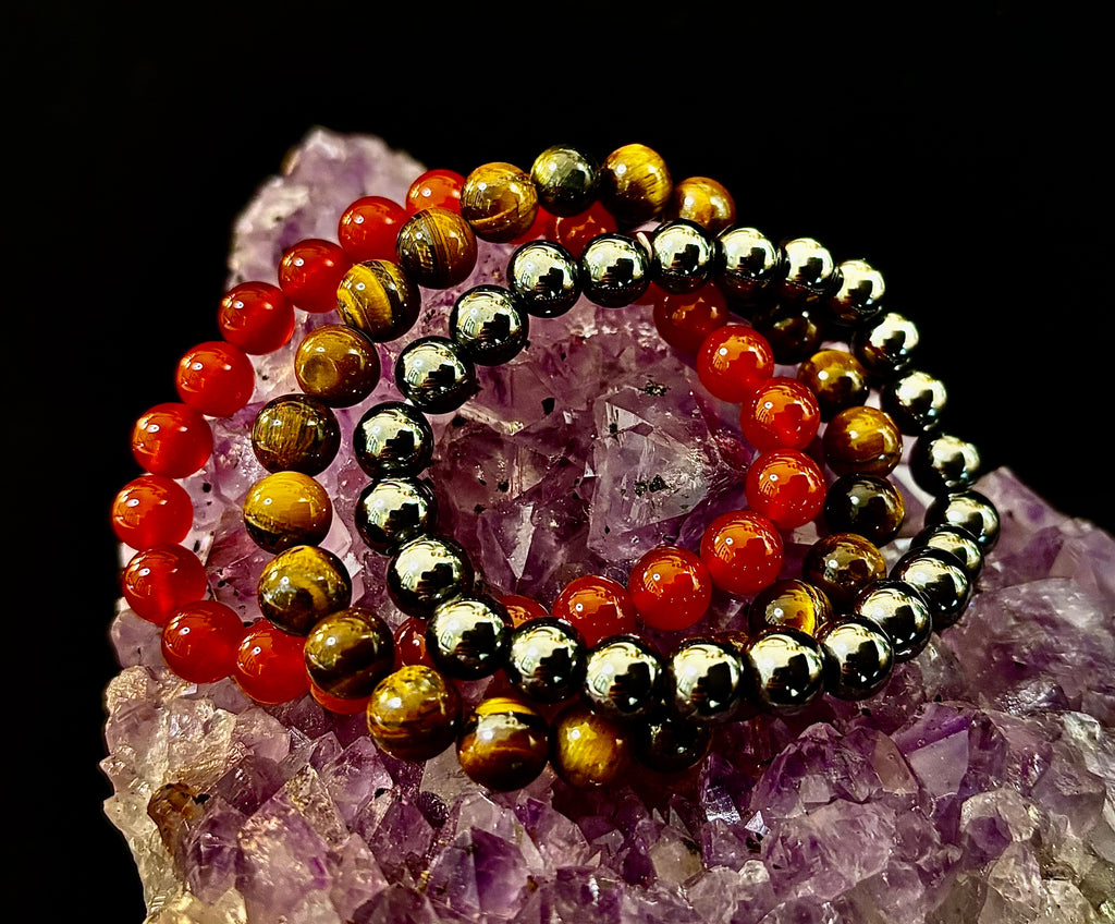 Confidence & Courage Intention Bracelet Set