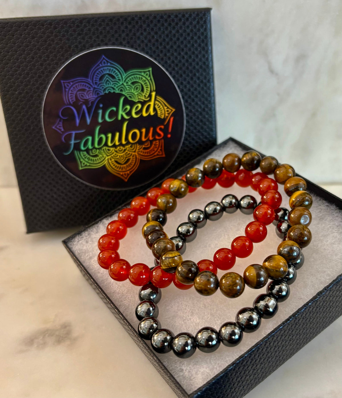 Confidence & Courage Intention Bracelet Set