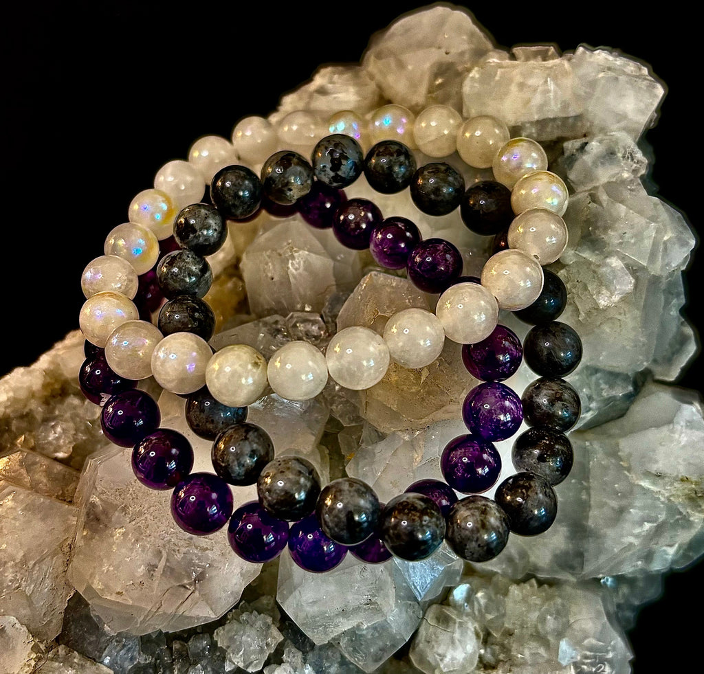 Intuition & Spiritual Growth Intention Bracelet Set