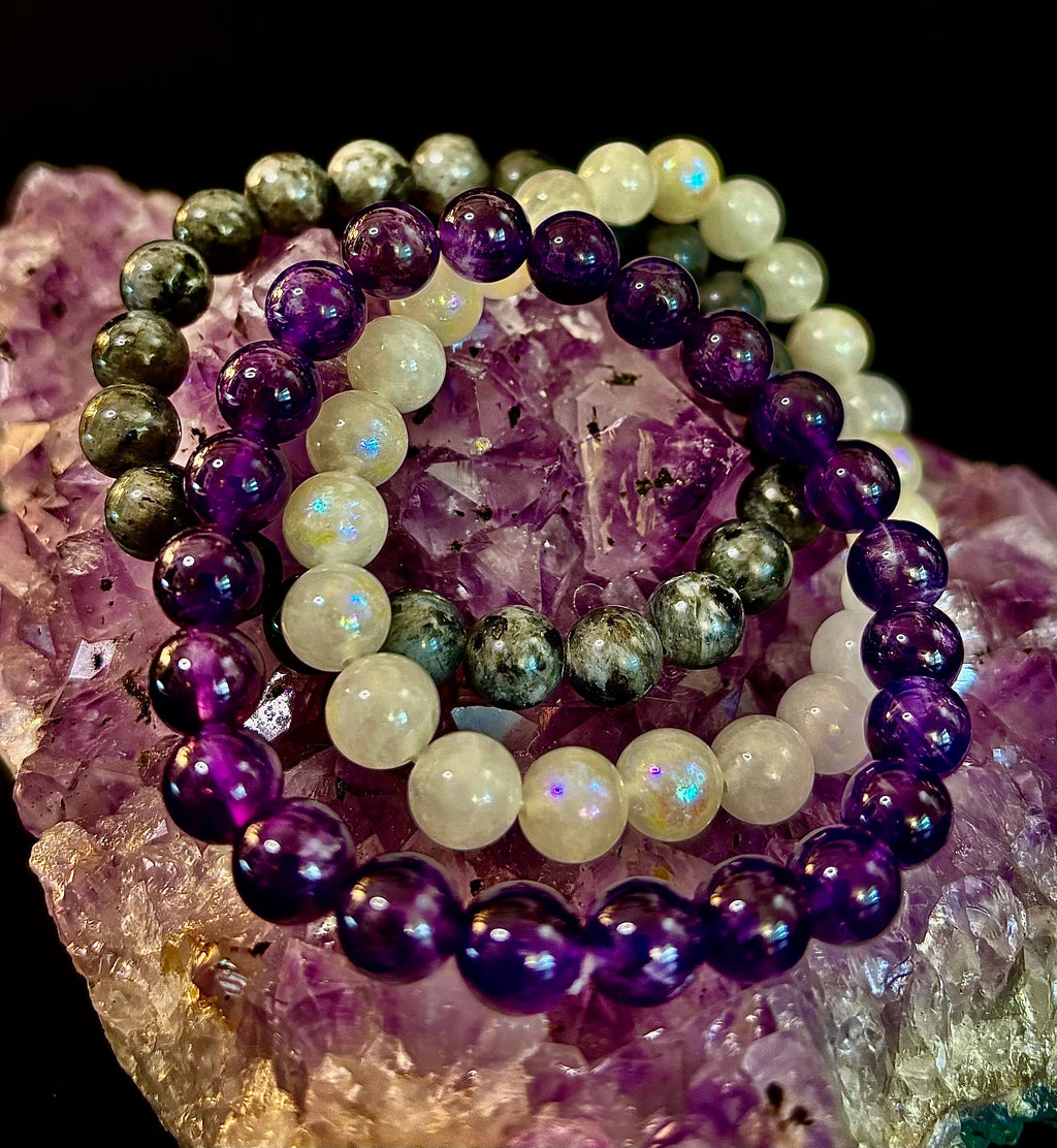 Intuition & Spiritual Growth Intention Bracelet Set