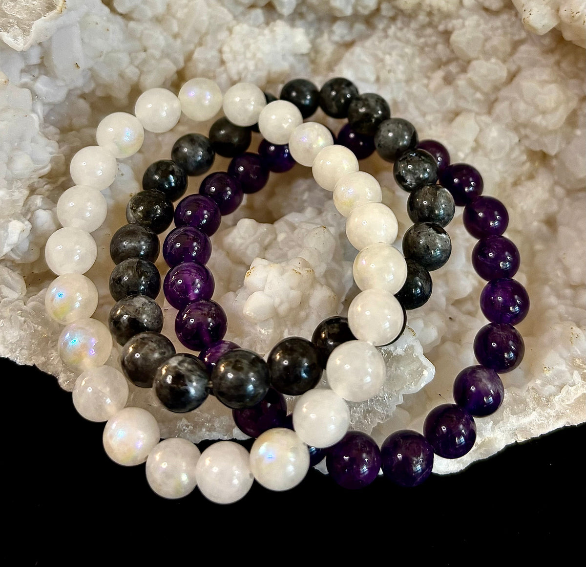 Intuition & Spiritual Growth Intention Bracelet Set