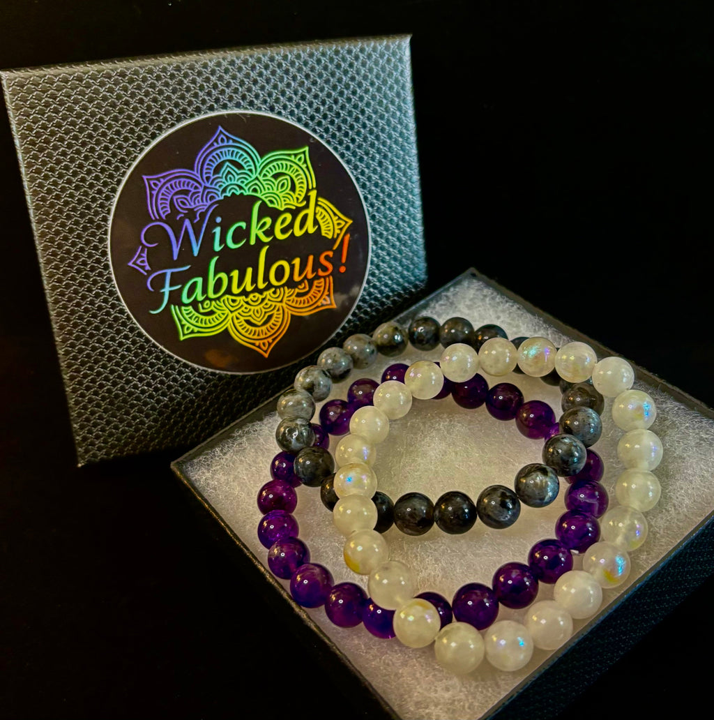 Intuition & Spiritual Growth Intention Bracelet Set