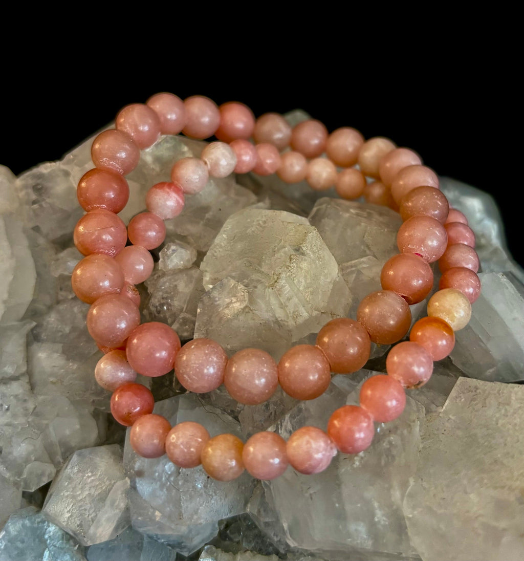 Be Gentle With Yourself - Natural Pink Opal Bracelet | Available in 6mm & 8mm