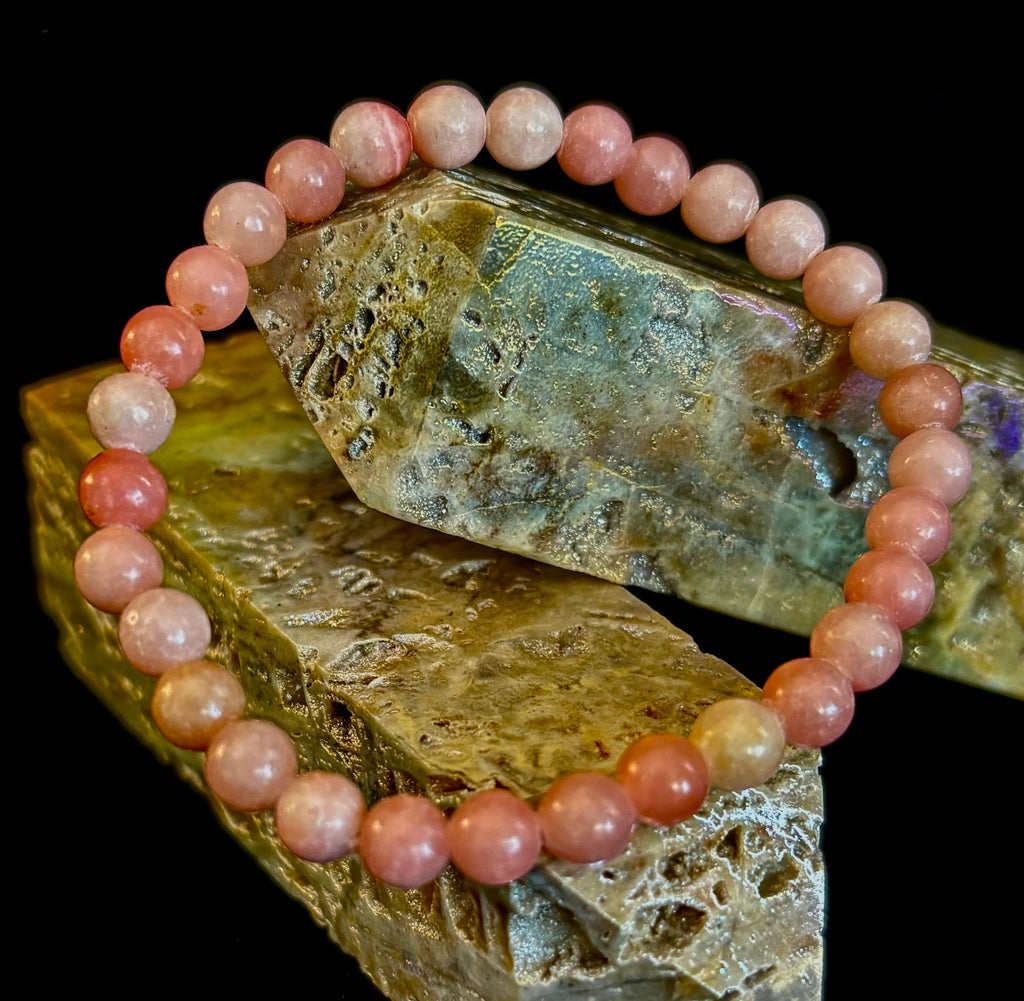 Be Gentle With Yourself - Natural Pink Opal Bracelet | Available in 6mm & 8mm