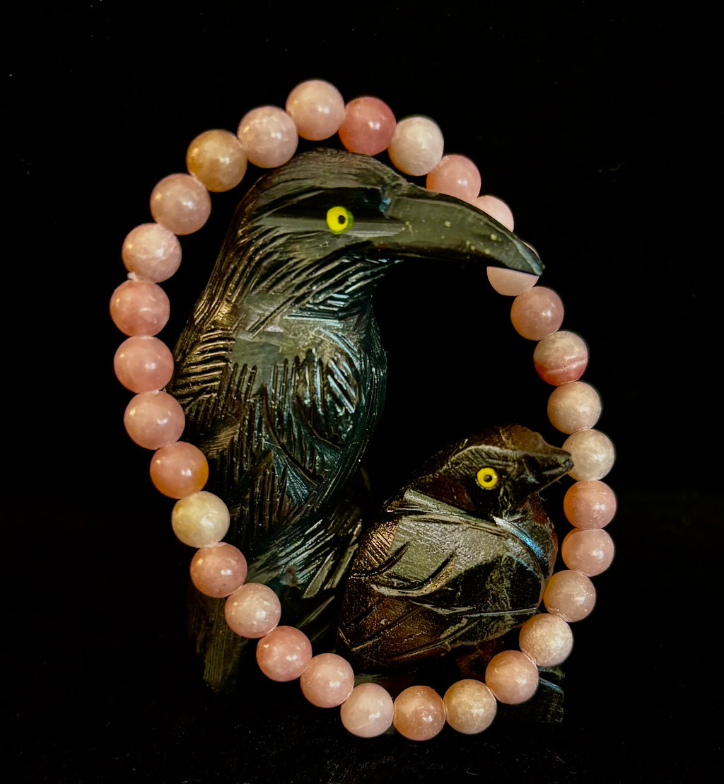 Be Gentle With Yourself - Natural Pink Opal Bracelet | Available in 6mm & 8mm