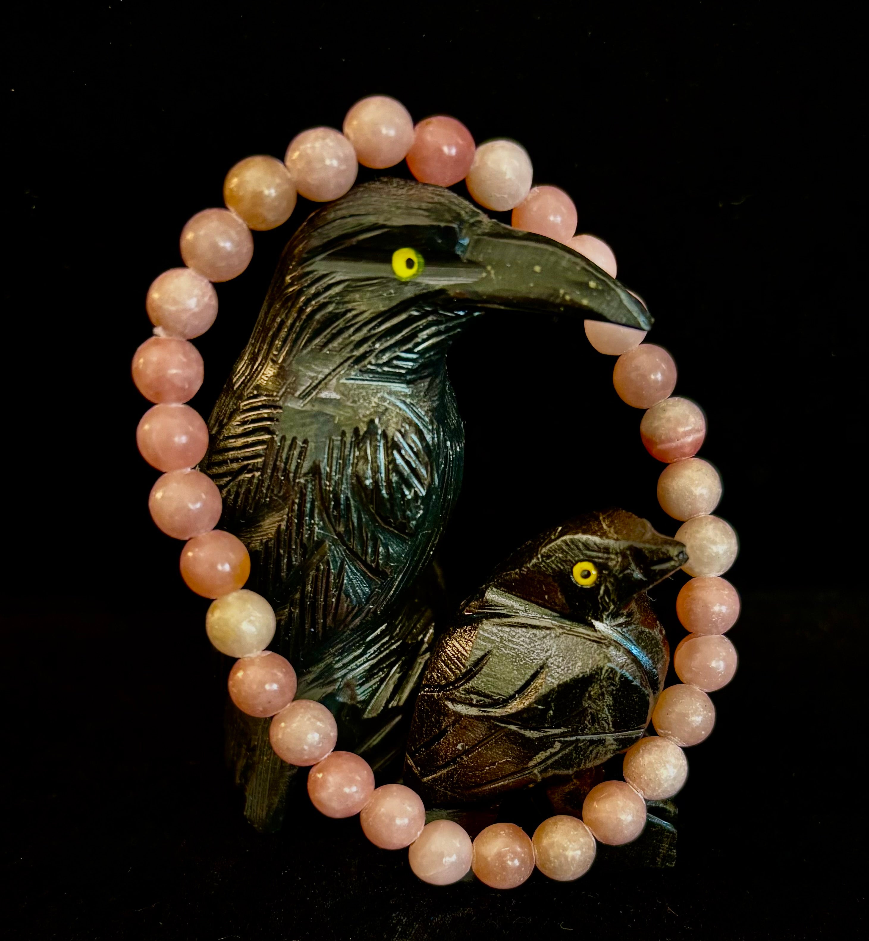 Be Gentle With Yourself - Natural Pink Opal Bracelet | Available in 6mm & 8mm