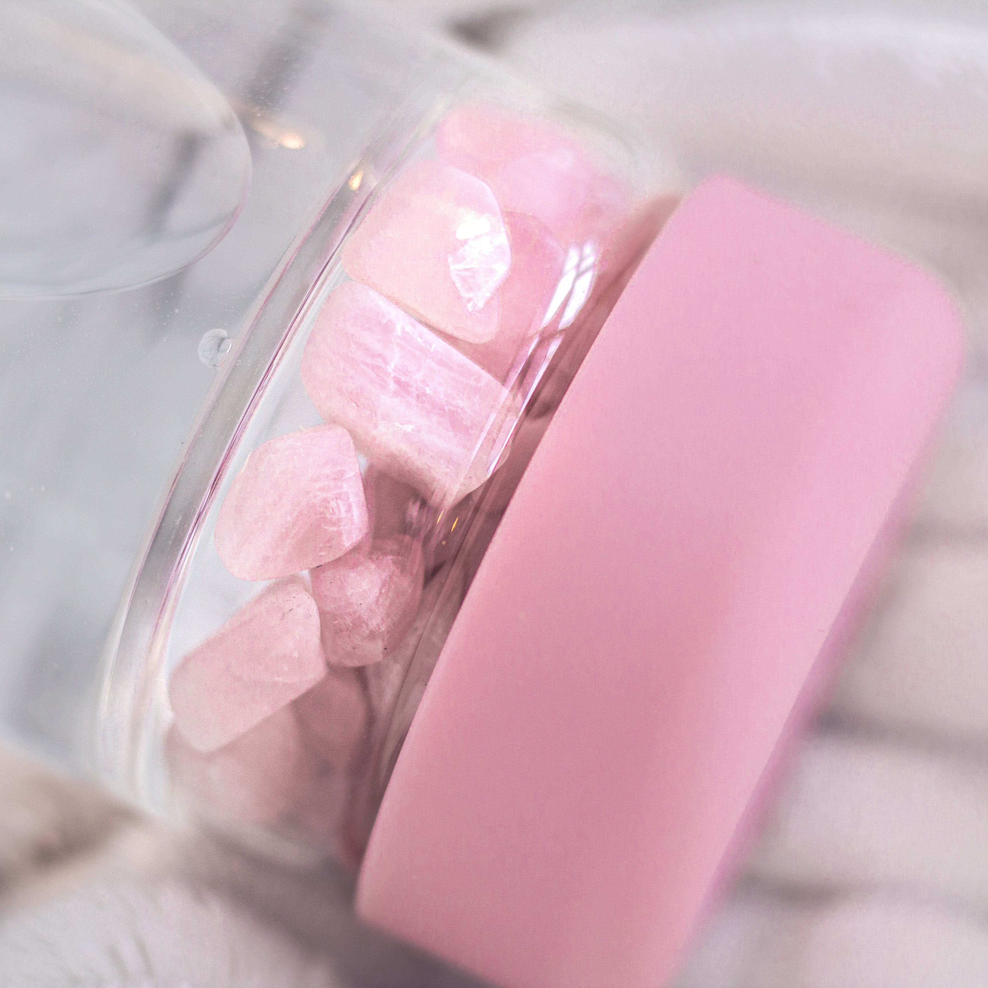 inu! ROSE | The Original DIY Crystal Water Bottle with Rose Quartz