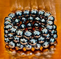 The "Studio 54" Faceted Mystic Black Onyx Glamour Bracelet
