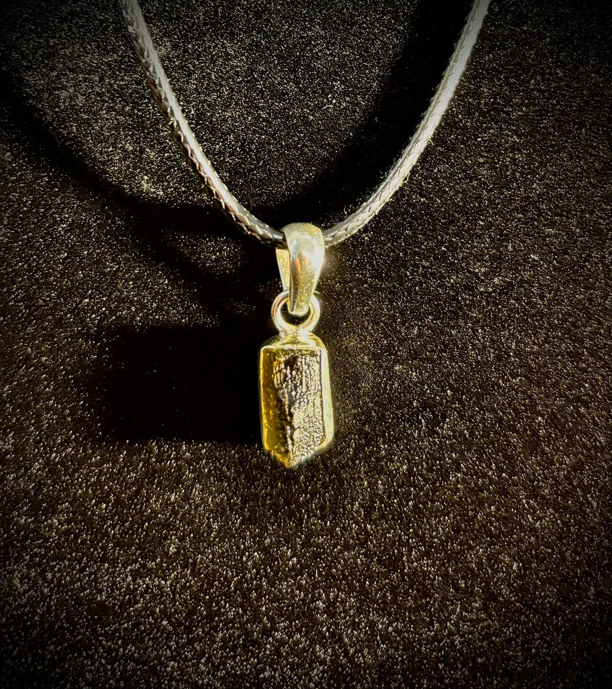 Raw Moldavite Pendant Necklace - Cosmic Transformation (Choose Your Exact Piece)