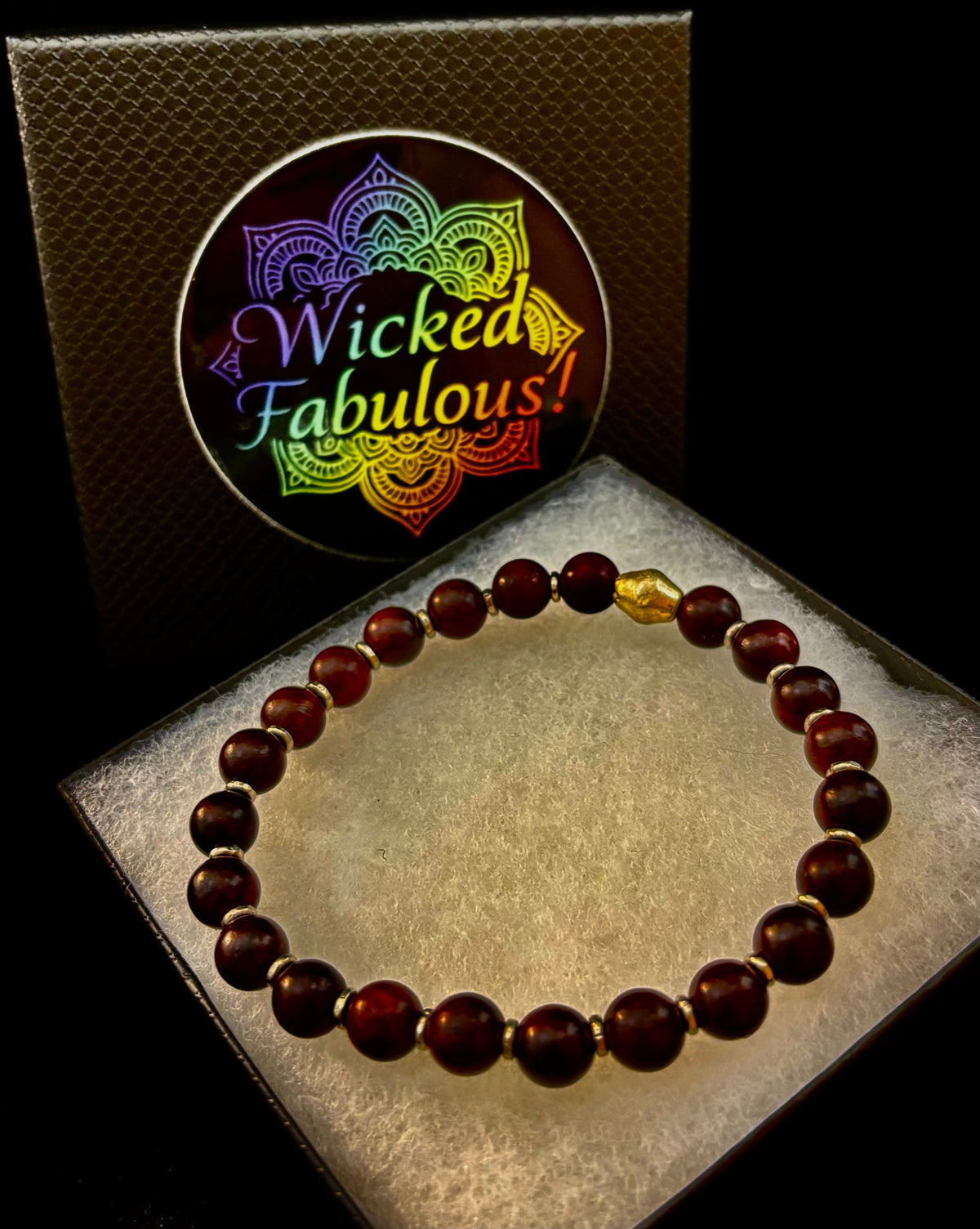 The Global Artisan Collection – Natural Wood & Artisan Metal Men’s Bracelets (8mm / 8" Wrist)