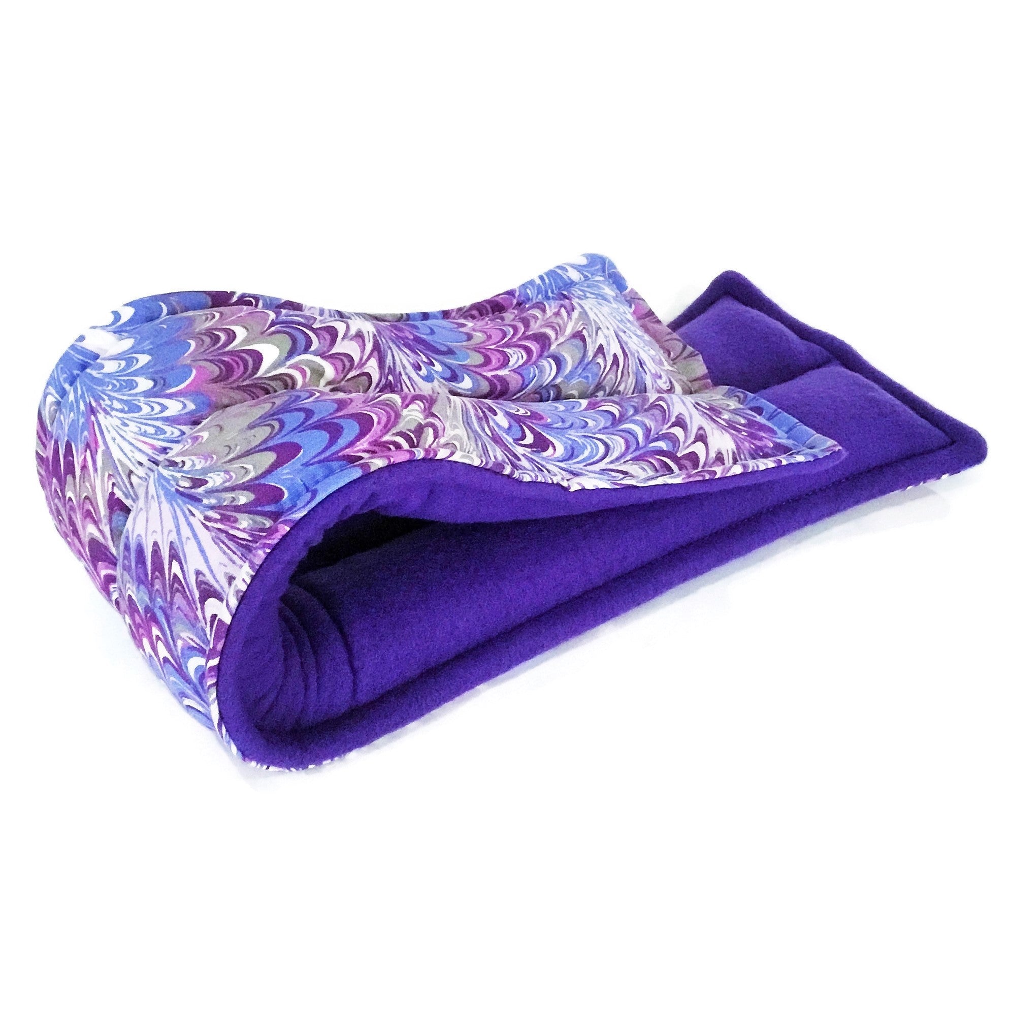 Neck Wrap Heat Pad or Cool Pack, Microwavable, Universal Standard Size, Rice and Flax Filled