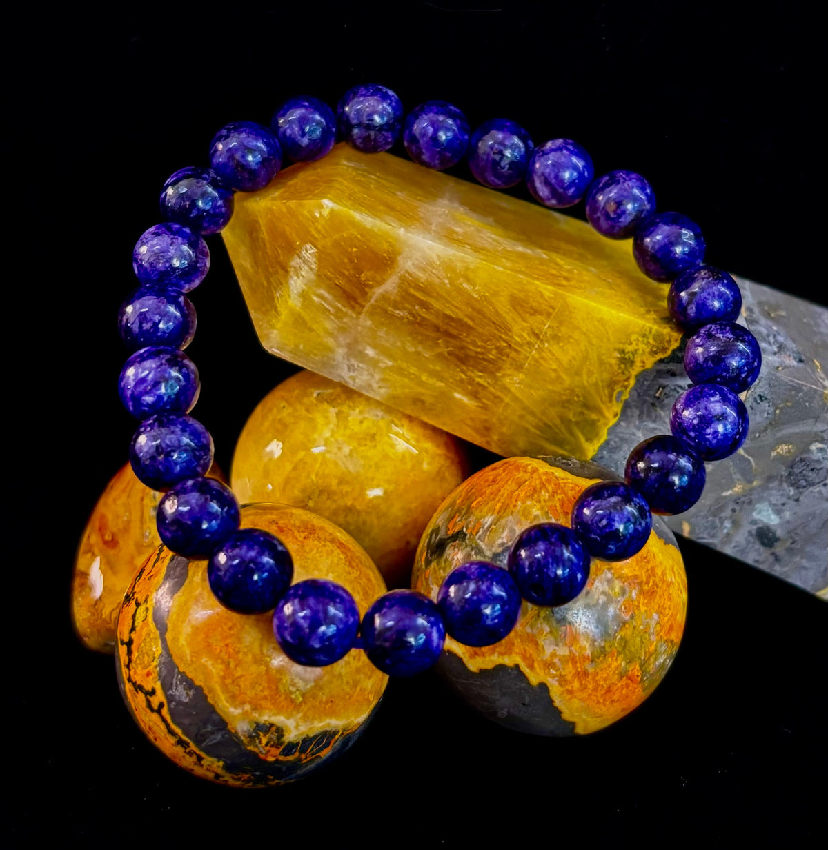 Natural Charoite Spiritual Transformation Bracelet