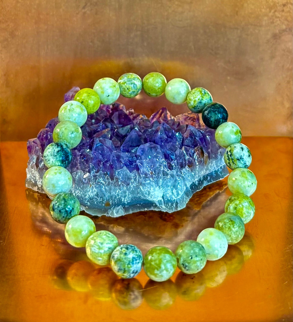 Yellow Serpentine Bracelet | The Sunshine & Renewal Gemstone