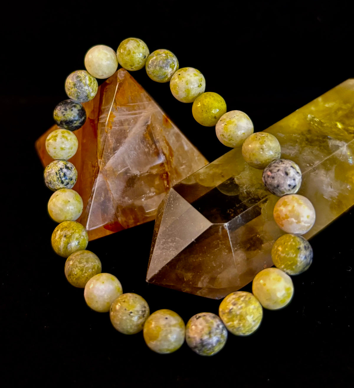 Yellow Serpentine Bracelet | The Sunshine & Renewal Gemstone