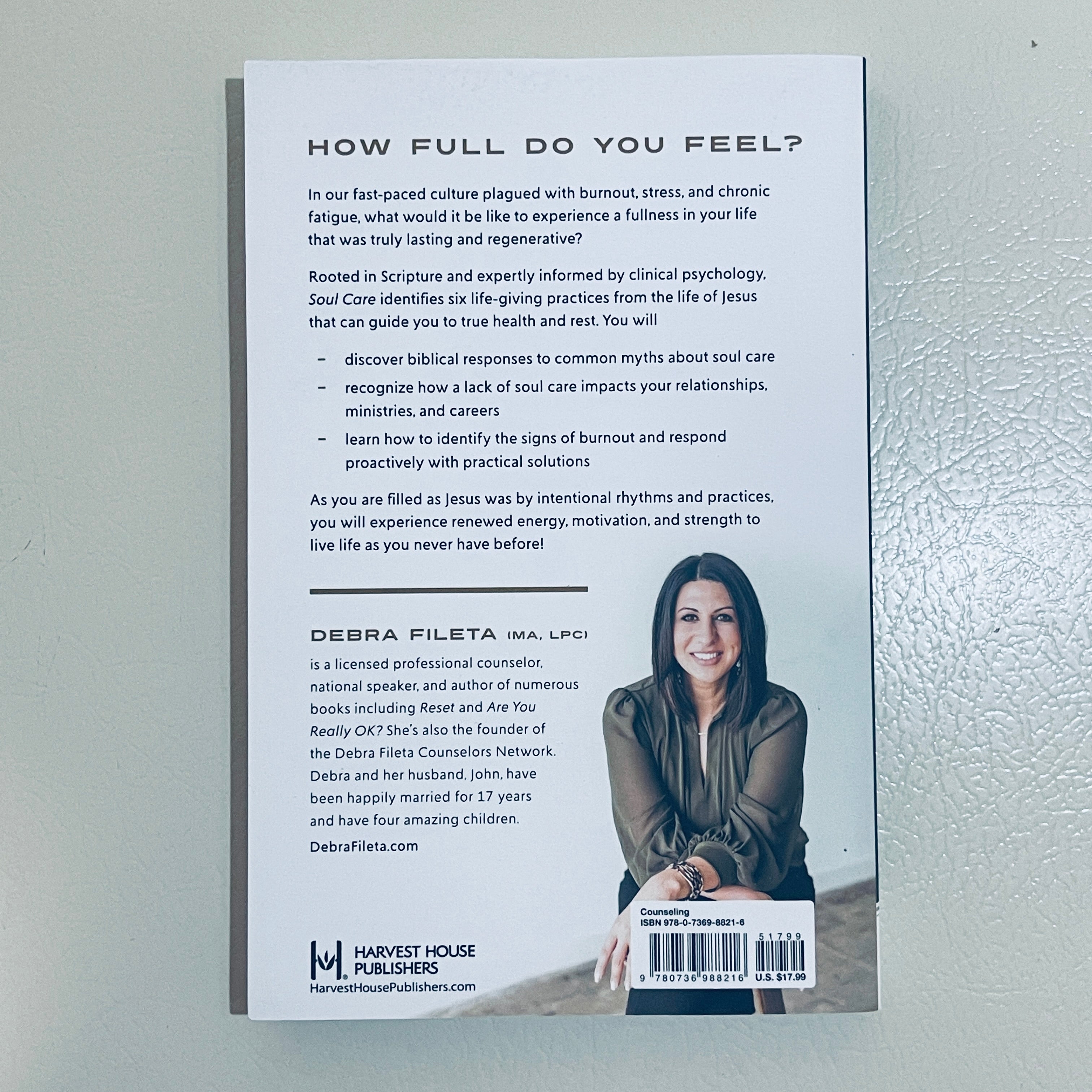 Soul Care by Debra Fileta M.A., LPC - Self-Help Book