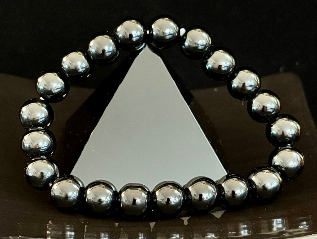 Black Onyx 8mm & 10mm Reiki-Infused Protection & Grounding Bracelet