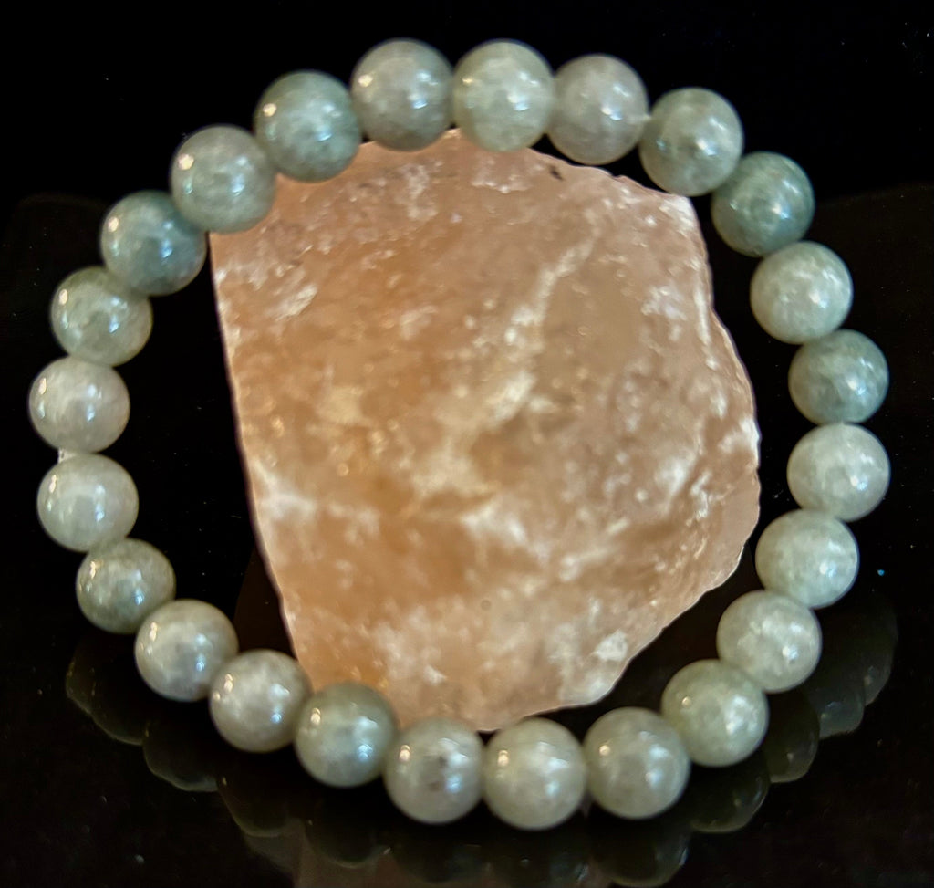 Reiki-Infused Natural Jade Abundance & Prosperity Bracelet for Heart Chakra Harmony, Good Fortune & Peace (8mm & 10mm)