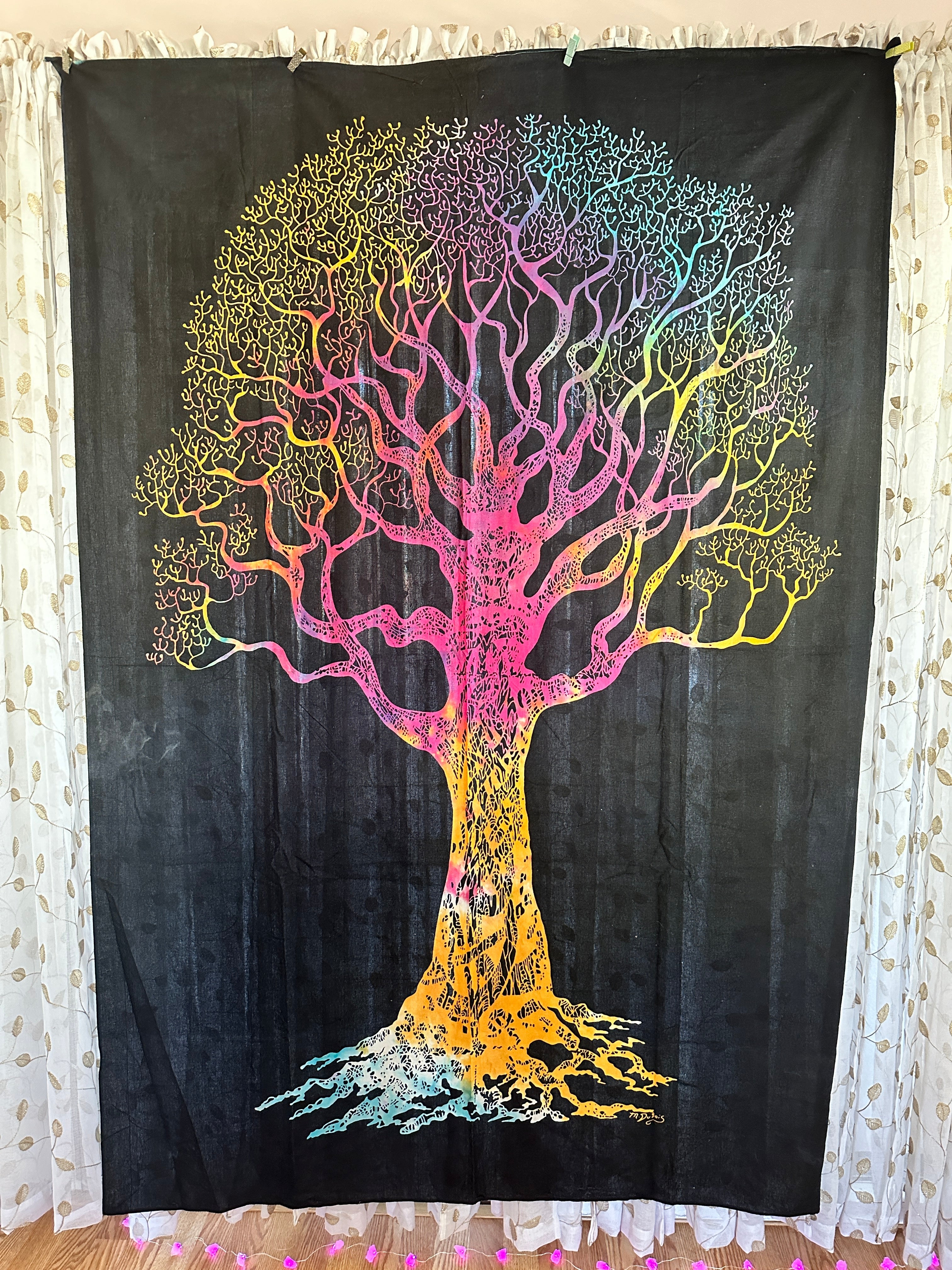 Tree of Life Artisan Tapestry — Unique Sacred Wall Art
