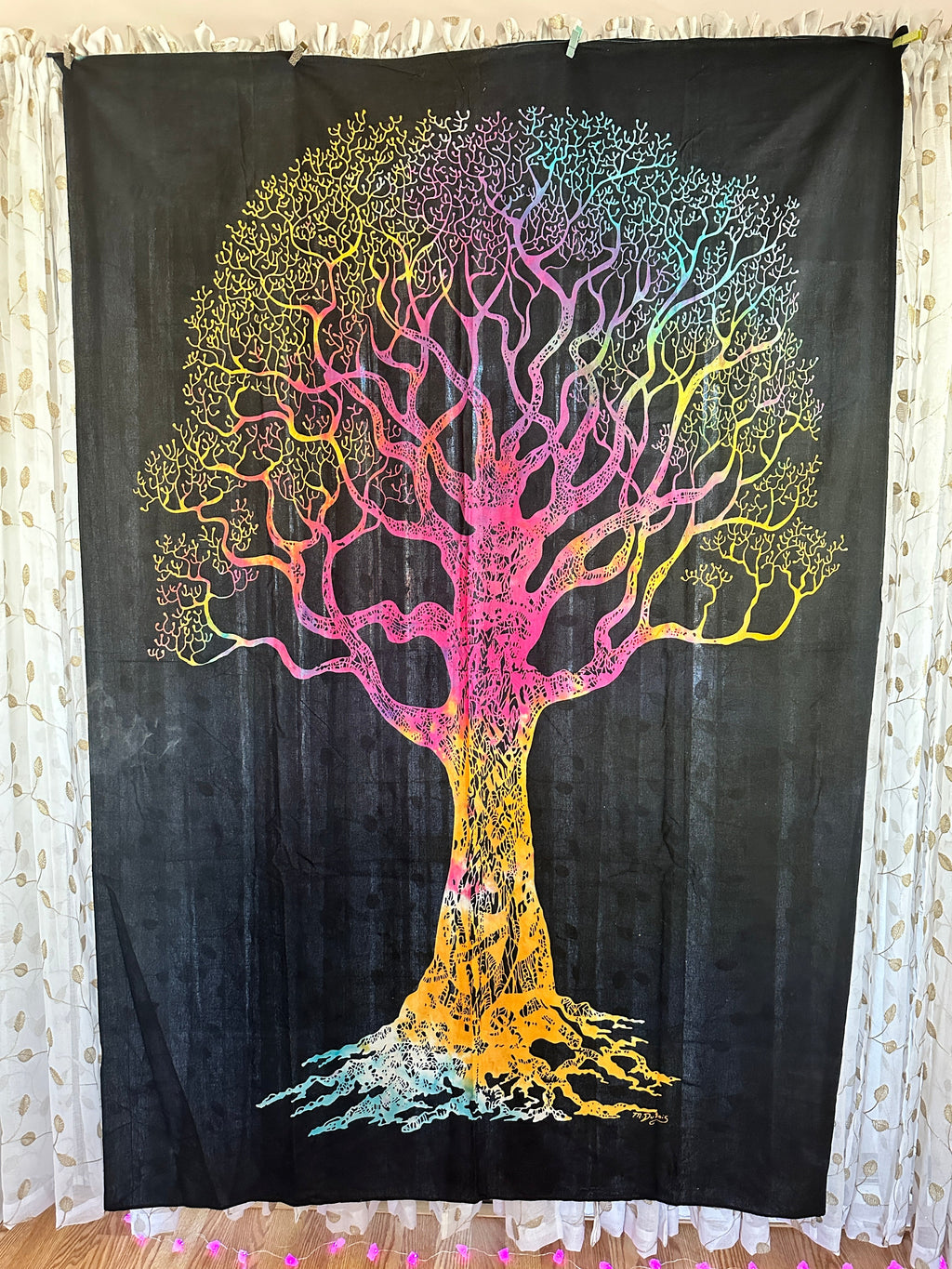 Tree of Life Artisan Tapestry — Unique Sacred Wall Art