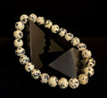 Reiki-Infused Natural Dalmatian Jasper Bracelet for Grounding, Inner Child Joy & Overthinking Relief (8mm, 10mm & 12mm)