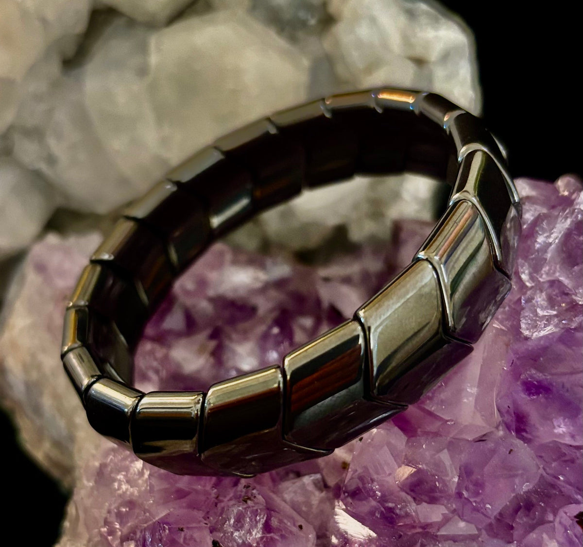 Grounded Strength Bracelet – Balance • Protection • Confidence (Medium–Large Wrists)