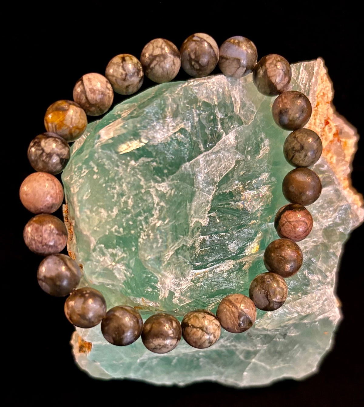 Que Sera Sera Natural Stone Bracelet | 8mm Beads for Small to Medium Wrists