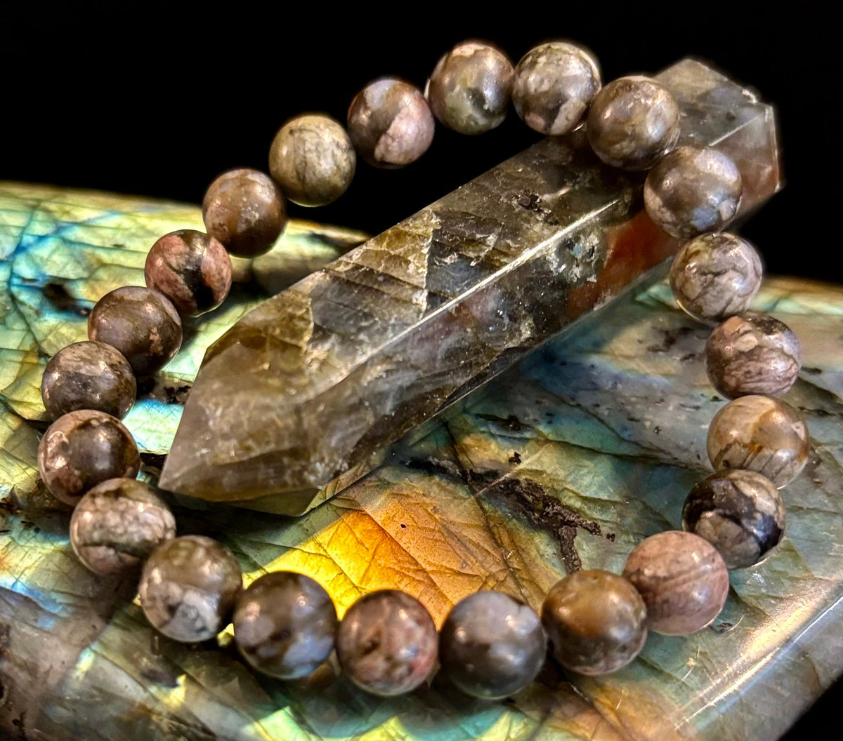 Que Sera Sera Natural Stone Bracelet | 8mm Beads for Small to Medium Wrists