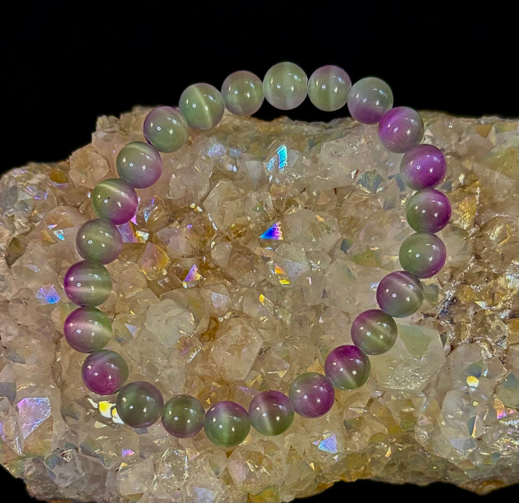Dreamy Rainbow Fluorite Bracelet | Clarity + Calm | 8mm Beads (Medium Wrist)