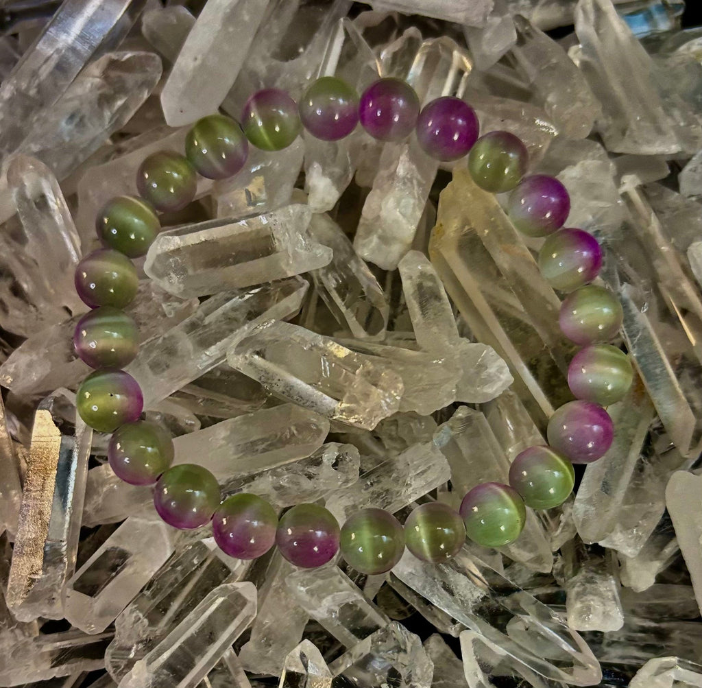 Dreamy Rainbow Fluorite Bracelet | Clarity + Calm | 8mm Beads (Medium Wrist)