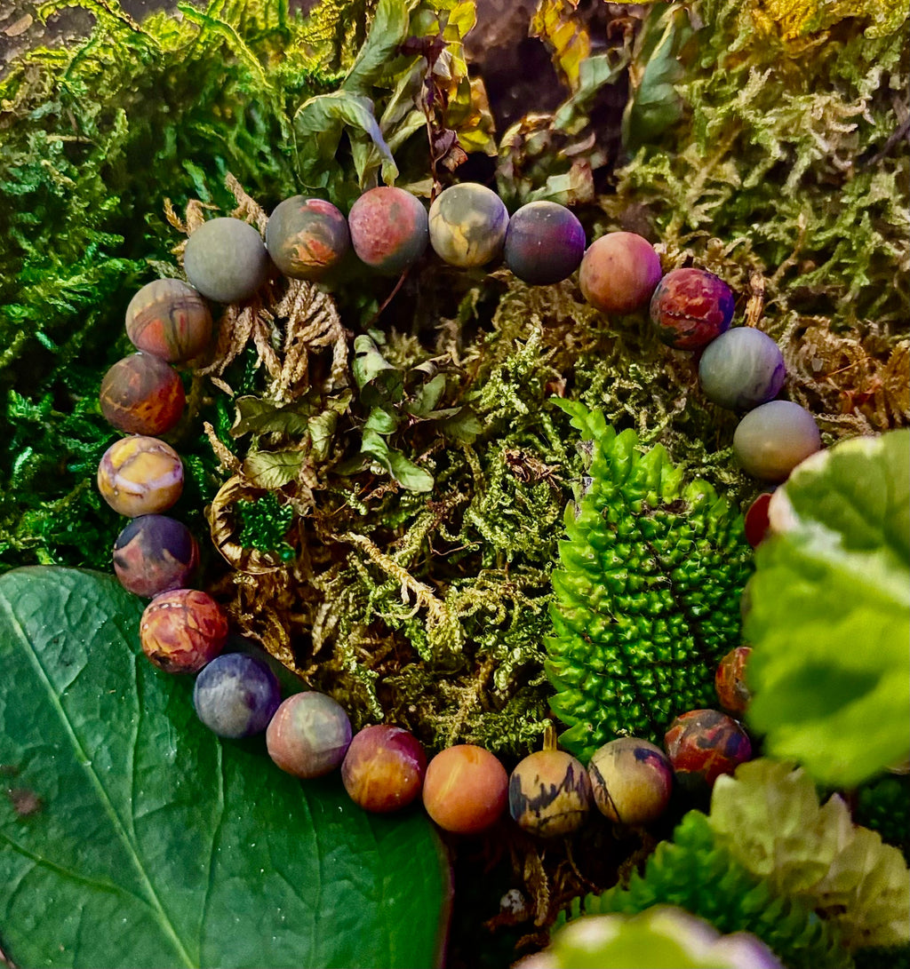 Picasso Stone (Picasso Jasper) Reiki-Infused Creativity & Grounding Bracelet